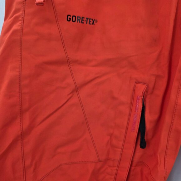 Volcom Baldface Guide Gore-Tex Snowboard Pants Medium Orange Ski Vents Outdoor - Picture 6 of 16